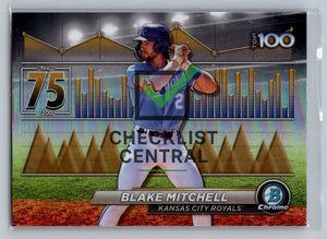 2024 Bowman Chrome Scouts Top 100 Blake Mitchell #BTP-75