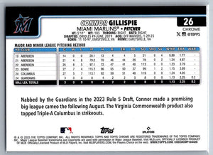 2025 Topps Chrome X-Fractors Connor Gillispie #26