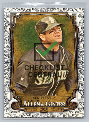 2024 Topps Allen & Ginter Foil Filigree Edgar Martinez #313