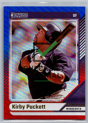 2024 Donruss Red and Blue Kirby Puckett #73