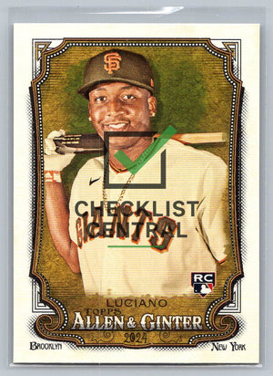 2024 Topps Allen & Ginter Marco Luciano #79 RC
