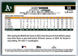 2025 Topps Chrome X-Fractors Brent Rooker #54