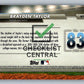 2024 Bowman Chrome Scouts Top 100 Brayden Taylor #BTP-83