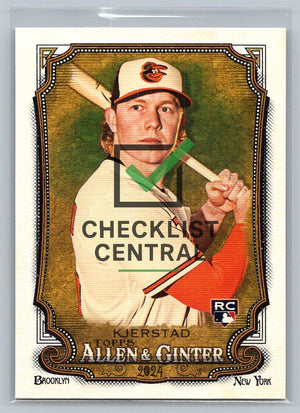 2024 Topps Allen & Ginter Heston Kjerstad #49