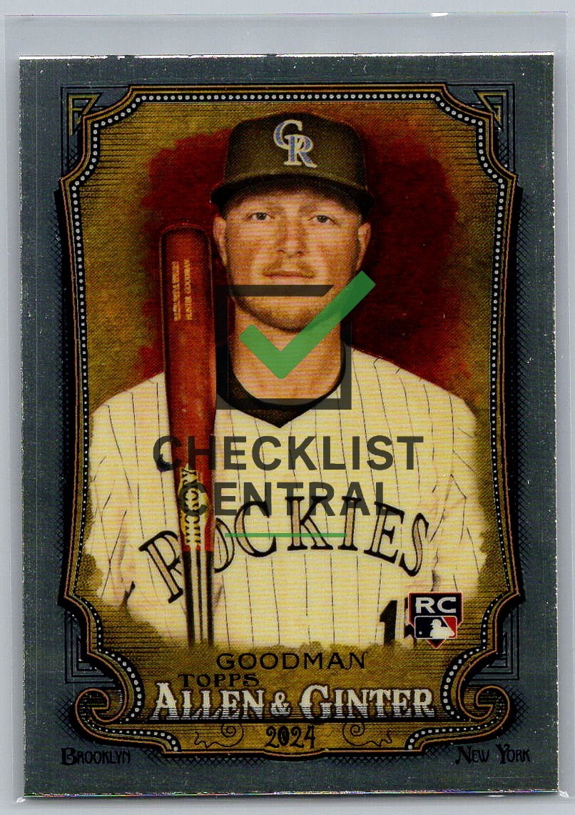 2024 Topps Allen & Ginter Chrome Hunter Goodman #3