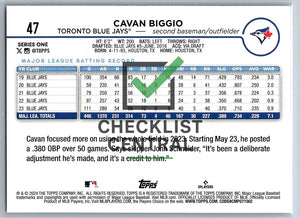 2024 Topps Cavan Biggio #47