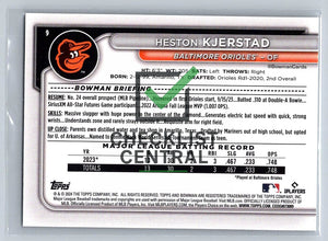 2024 Bowman Heston Kjerstad #9