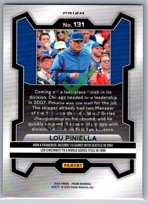 2024 Panini Prizm Prizms Green Lou Piniella #131