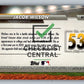 2024 Bowman Chrome Scouts Top 100 Green Jacob Wilson #BTP-53 - 53/99