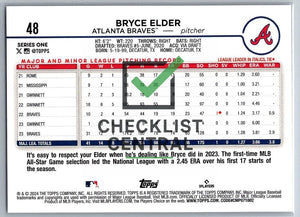 2024 Topps Bryce Elder #48