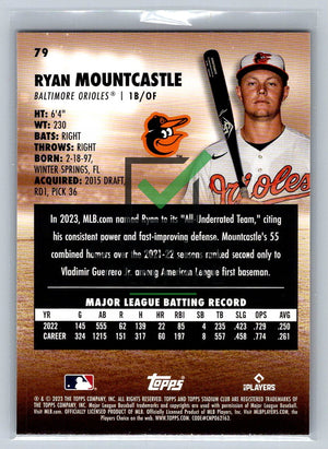 2023 Topps Stadium Club Ryan Mountcastle #79