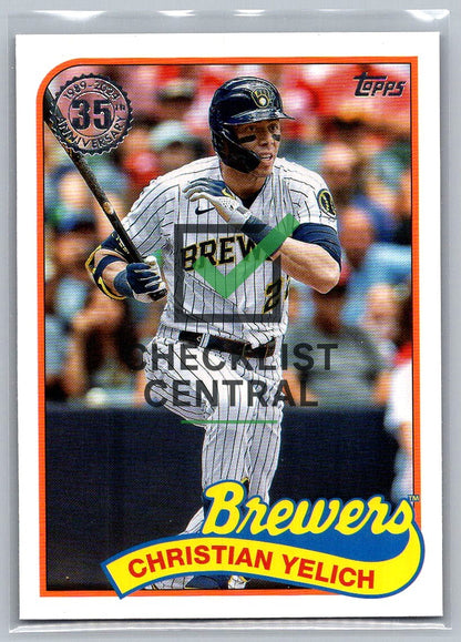 2024 Topps '89 Topps Christian Yelich #89B43