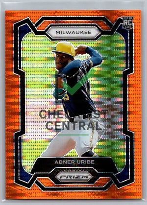 2024 Panini Prizm Prizms Orange Pulsar Abner Uribe #210 - 373/399