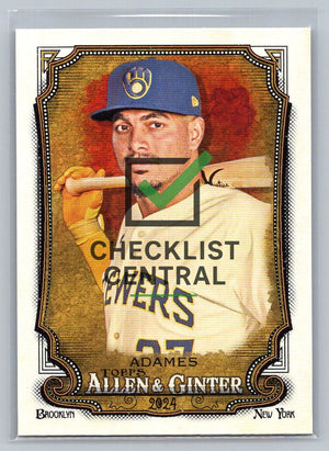 2024 Topps Allen & Ginter Willy Adames #342 SP