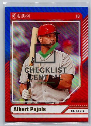 2024 Donruss Red and Blue Albert Pujols #76