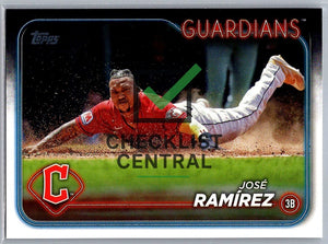 2024 Topps José Ramírez #114