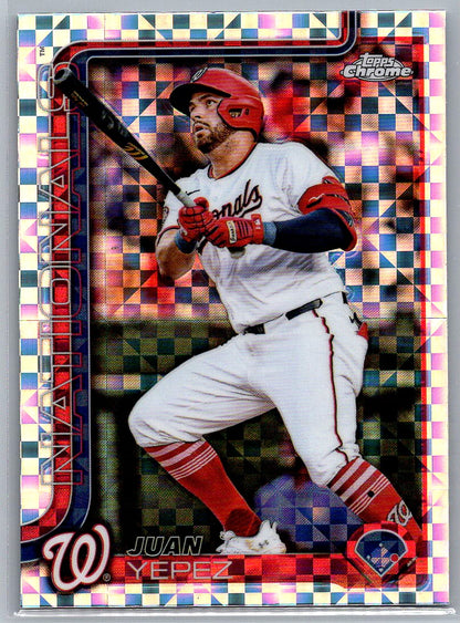 2025 Topps Chrome X-Fractors Juan Yepez #16