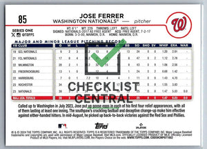 2024 Topps Jose Ferrer #85