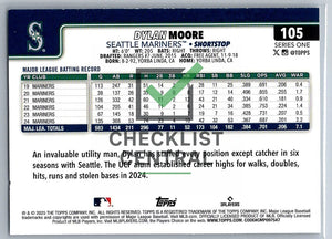 2025 Topps Dylan Moore #105