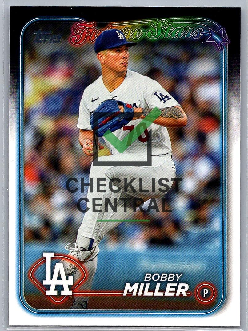 2024 Topps Bobby Miller #115 Future Stars
