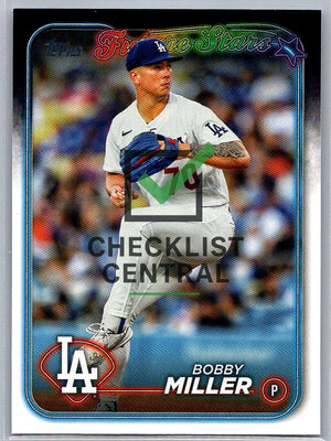 2024 Topps Bobby Miller #115 Future Stars