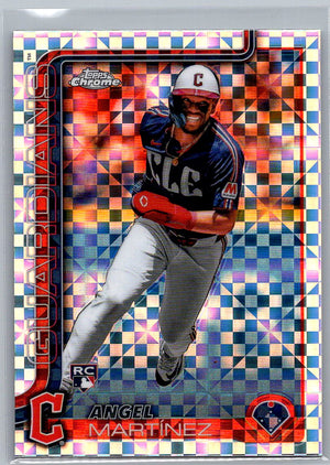 2025 Topps Chrome X-Fractors Angel Martinez #155