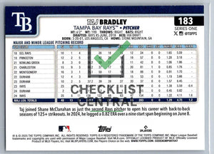 2025 Topps Taj Bradley #183