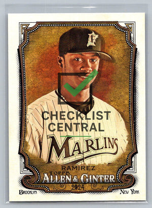 2024 Topps Allen & Ginter Hanley Ramirez #113