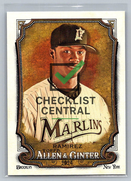 2024 Topps Allen & Ginter Hanley Ramirez #113