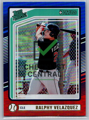 2024 Donruss Red and Blue Ralphy Velazquez #108