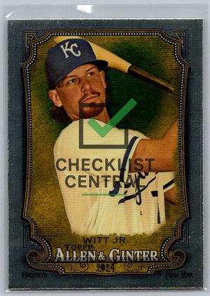 2024 Topps Allen & Ginter Chrome Bobby Witt Jr. #100