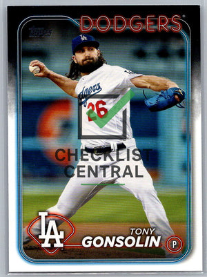 2024 Topps Tony Gonsolin #87