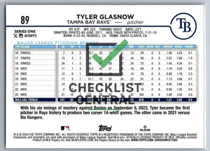 2024 Topps Tyler Glasnow #89