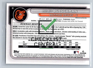 2024 Bowman Adley Rutschman #77