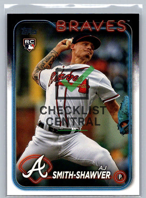 2024 Topps A.J. Smith-Shawver #117 RC