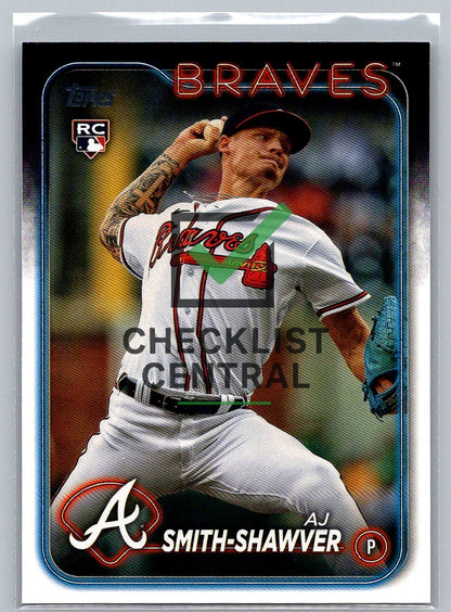 2024 Topps A.J. Smith-Shawver #117 RC