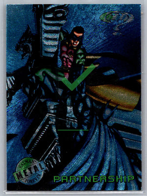 1995 Fleer Metal Batman Forever Partnership #76