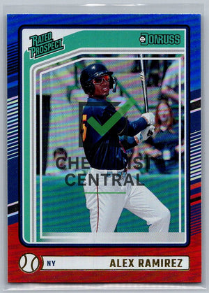 2024 Donruss Red and Blue Alex Ramirez #109