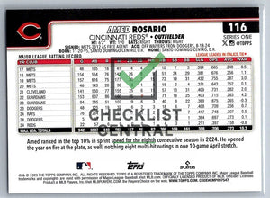 2025 Topps Amed Rosario #116