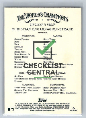 2024 Topps Allen & Ginter Refractor Christian Encarnacion-Strand #6
