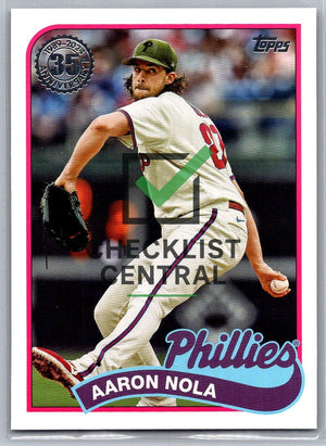 2024 Topps '89 Topps Series 2 Aaron Nola #89B228