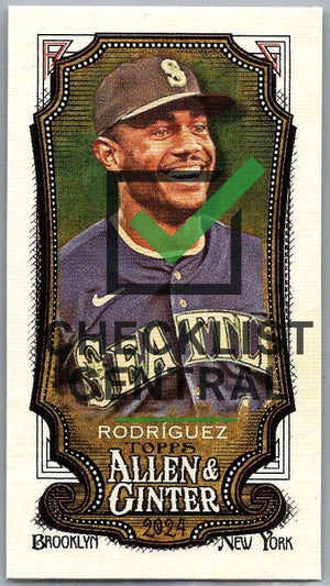 2024 Topps Allen & Ginter Mini A&G Back Julio Rodriguez #1