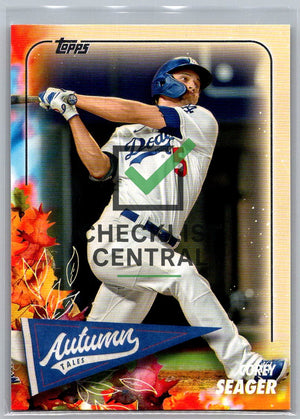 2024 Topps Update Autumn Tales Corey Seager #AT-34