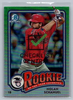 2024 Bowman Chrome Rookie of the Year Favorites Nolan Schanuel #ROY-9