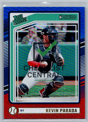 2024 Donruss Red and Blue Kevin Parada #110
