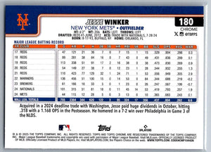 2025 Topps Chrome X-Fractors Jesse Winker #180