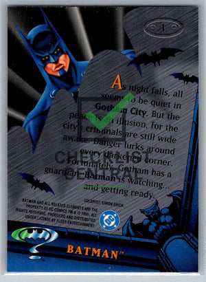 1995 Fleer Metal Batman Forever Batman #1