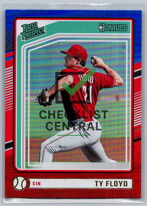 2024 Donruss Red and Blue Ty Floyd #111
