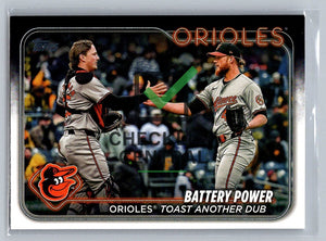 2024 Topps Update Craig Kimbrel & Adley Rutschman #US44 - Battery Power