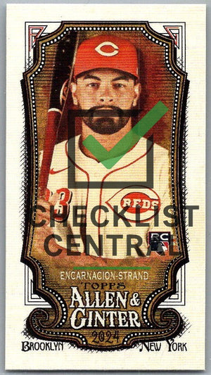 2024 Topps Allen & Ginter Mini A&G Back Christian Encarnacion-Strand #6
